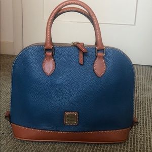 Dooney & Bourke Pebble Grain Zip Zap Satchel